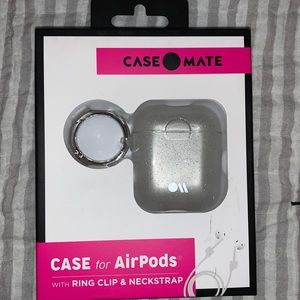 Case for AirPods with Ring clip and neck strap by CaseMate